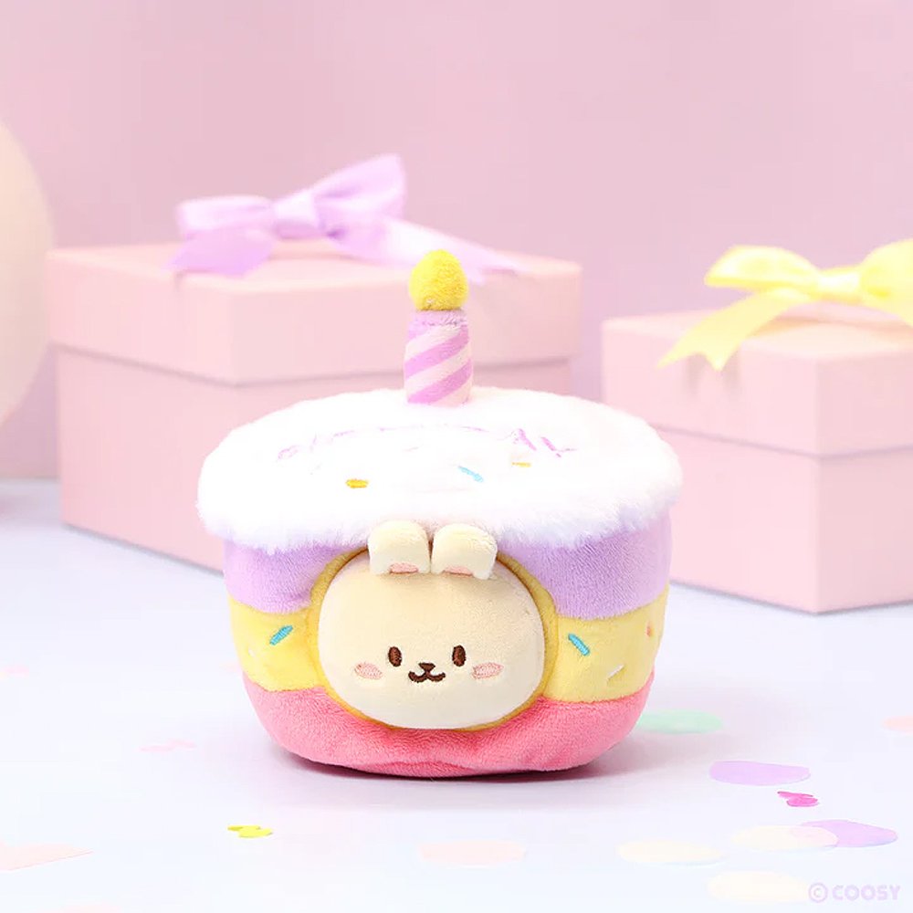 Anirollz Happy Birthday Bunniroll Mini Outfitz Plush