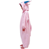 Pokemon Espeon Kids Costume Kigurumi Jumpsuit