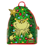 Loungefly x Dr. Seuss How the Grinch Stole Christmas! Tree Light Up Plush Mini Backpack