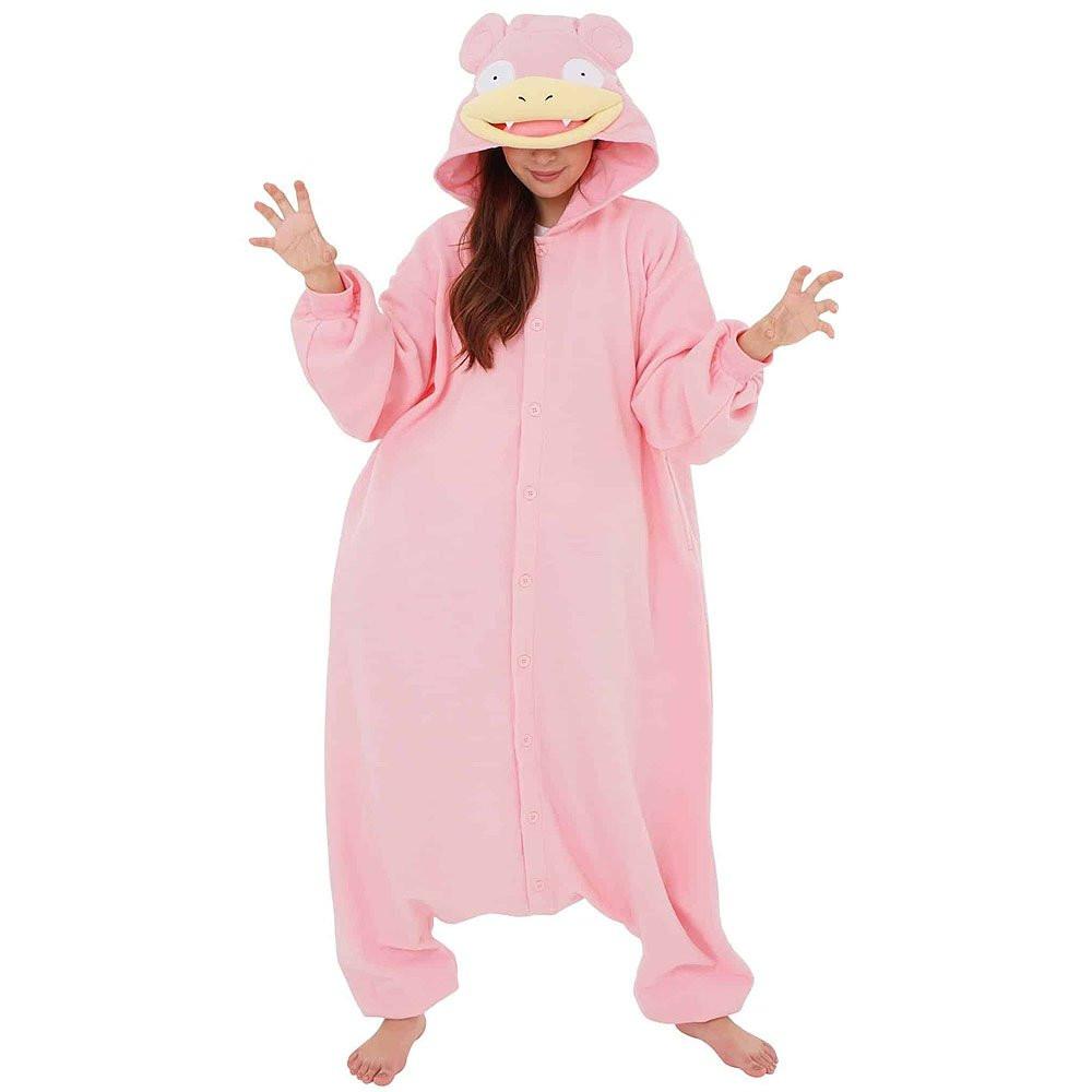 Pokemon Slowpoke Costume Kigurumi Jumpsuit