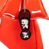 Whatever! Makes You Happy x Betty Boop Padded Nylon Baguette w/ Webbing Strap