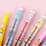 Chiikawa and Friends Cartridge Pencil and Eraser Stationery Set