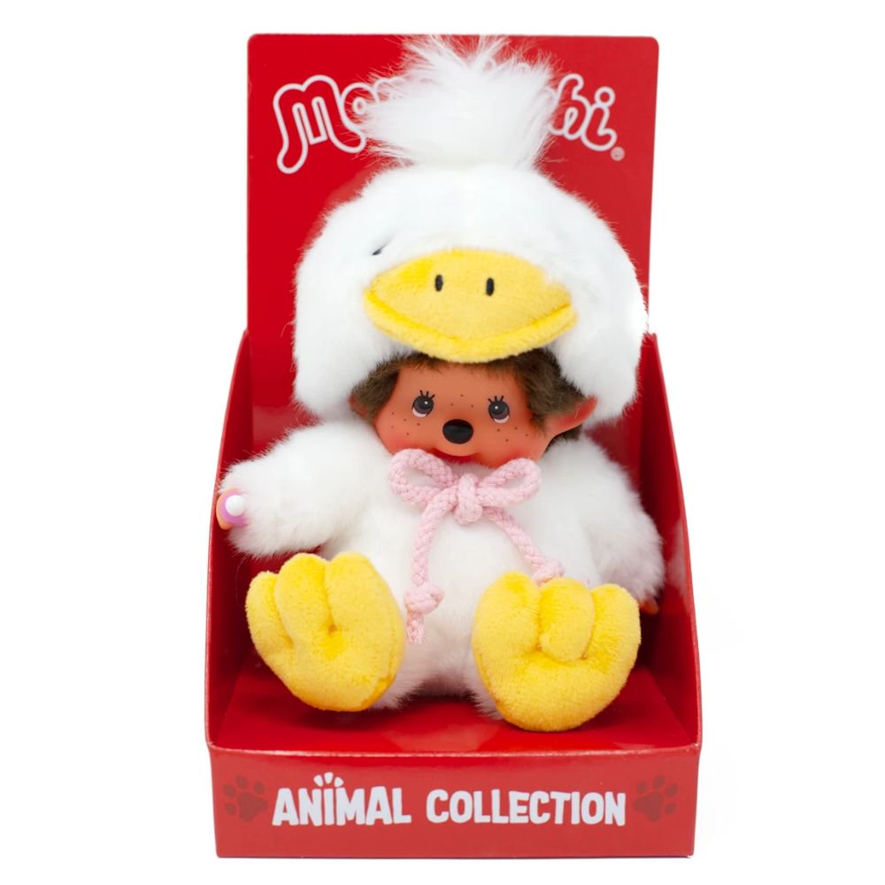Monchhichi Fluffy Sitting Duck 8" Plush