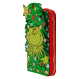 Loungefly x Dr. Seuss How the Grinch Stole Christmas! Tree Zip Around Wallet