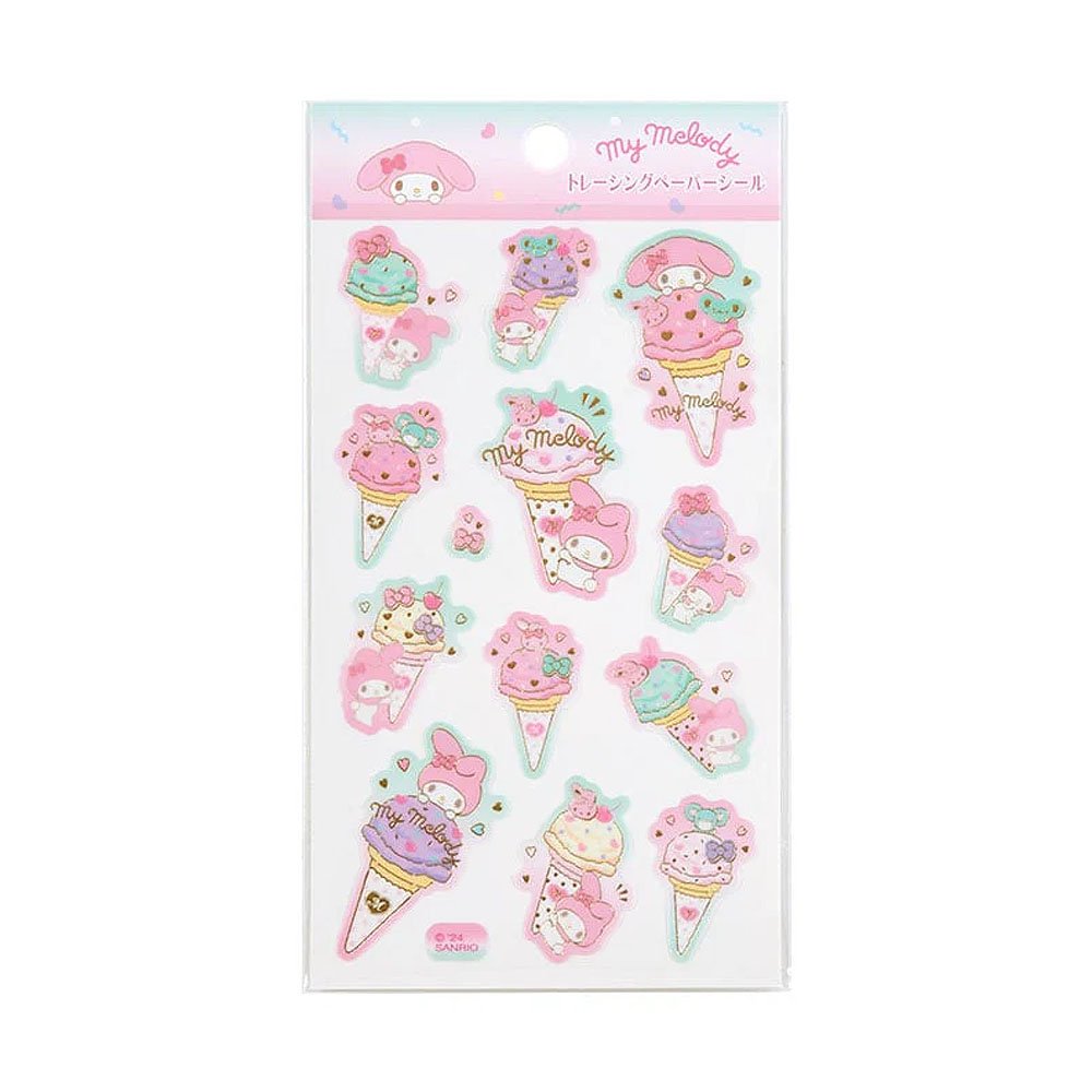 Sanrio My Melody Sticker Sheet :Ice Cream Party