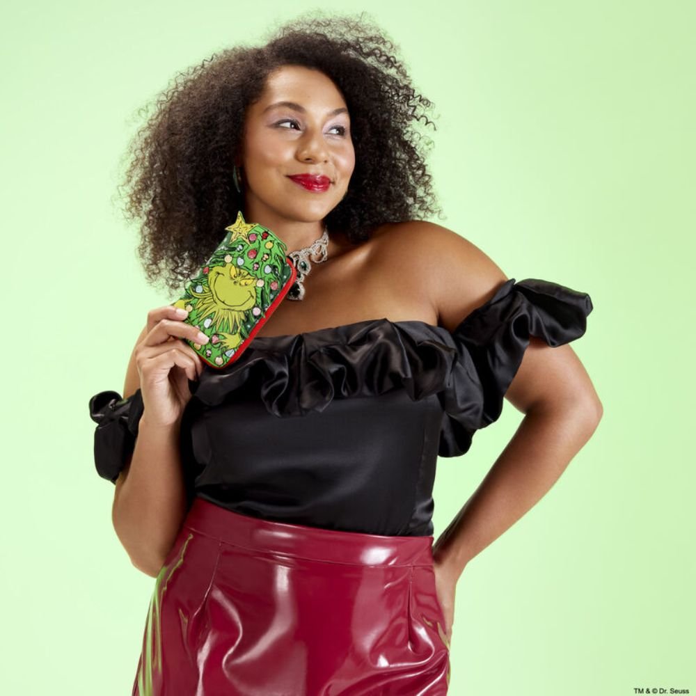 Loungefly x Dr. Seuss How the Grinch Stole Christmas! Tree Zip Around Wallet