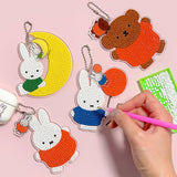 Miffy and Boris Daimon Beads DIY  Keychain