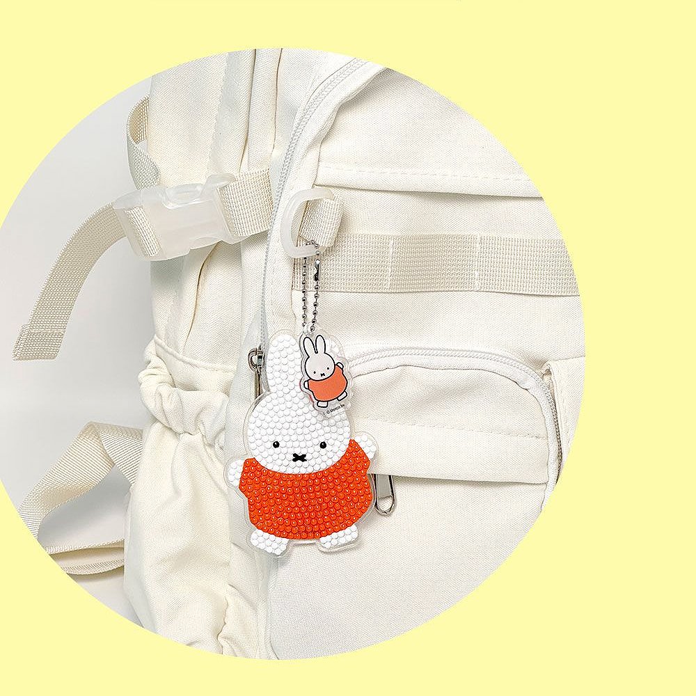 Miffy and Boris Daimon Beads DIY  Keychain