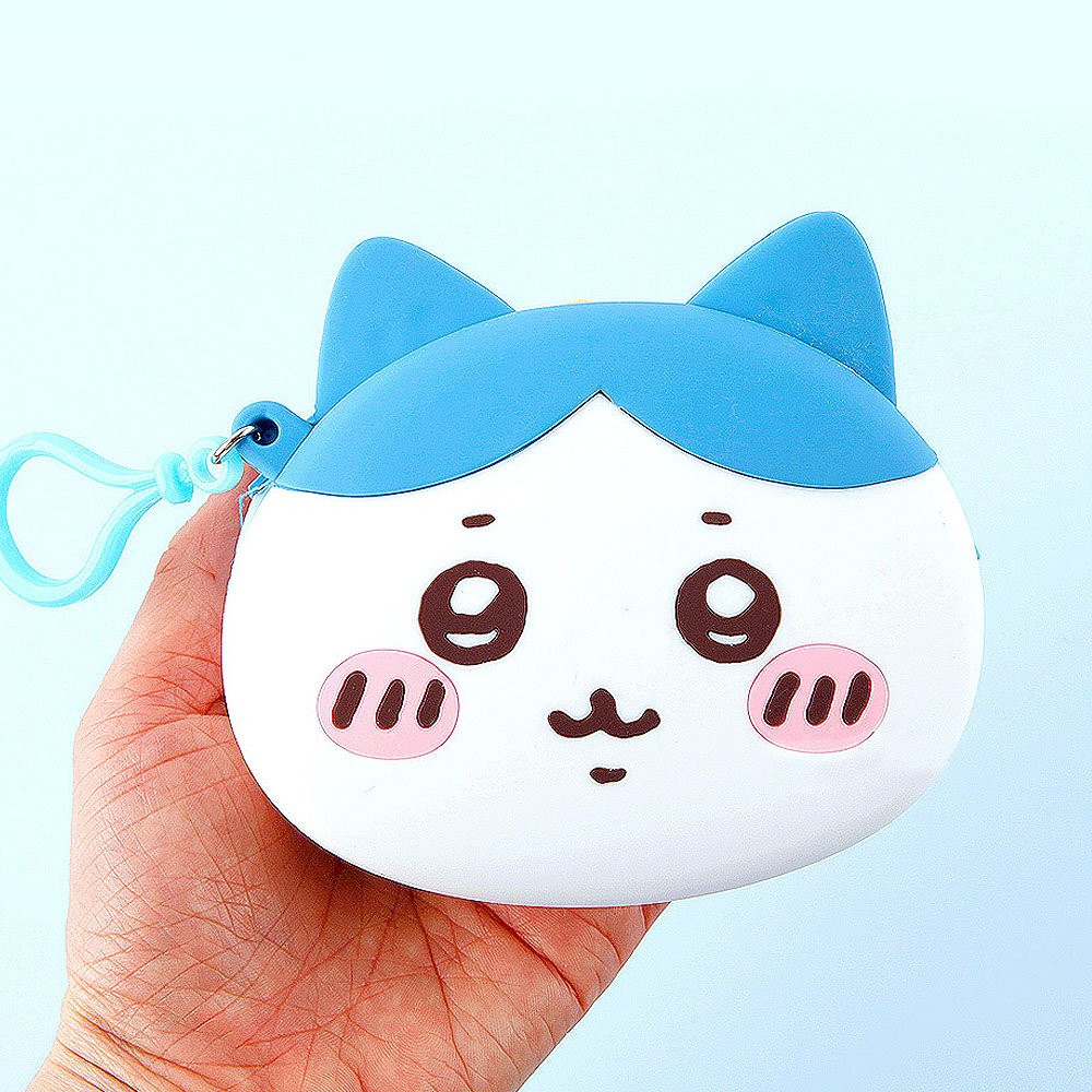 Chiikawa and Hachiware Silicon Pouch Keychain – Hello Discount Store
