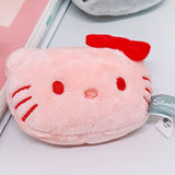 Sanrio Hello Kitty Color Face Plush Keychain