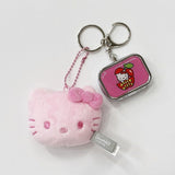 Sanrio Hello Kitty Color Face Plush Keychain