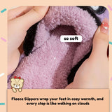 Sanrio Kuromi Two Tone Fur Slippers