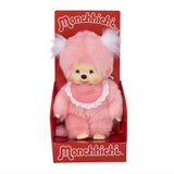 Monchhichi New Pink Pigtails Gril 8" Plush