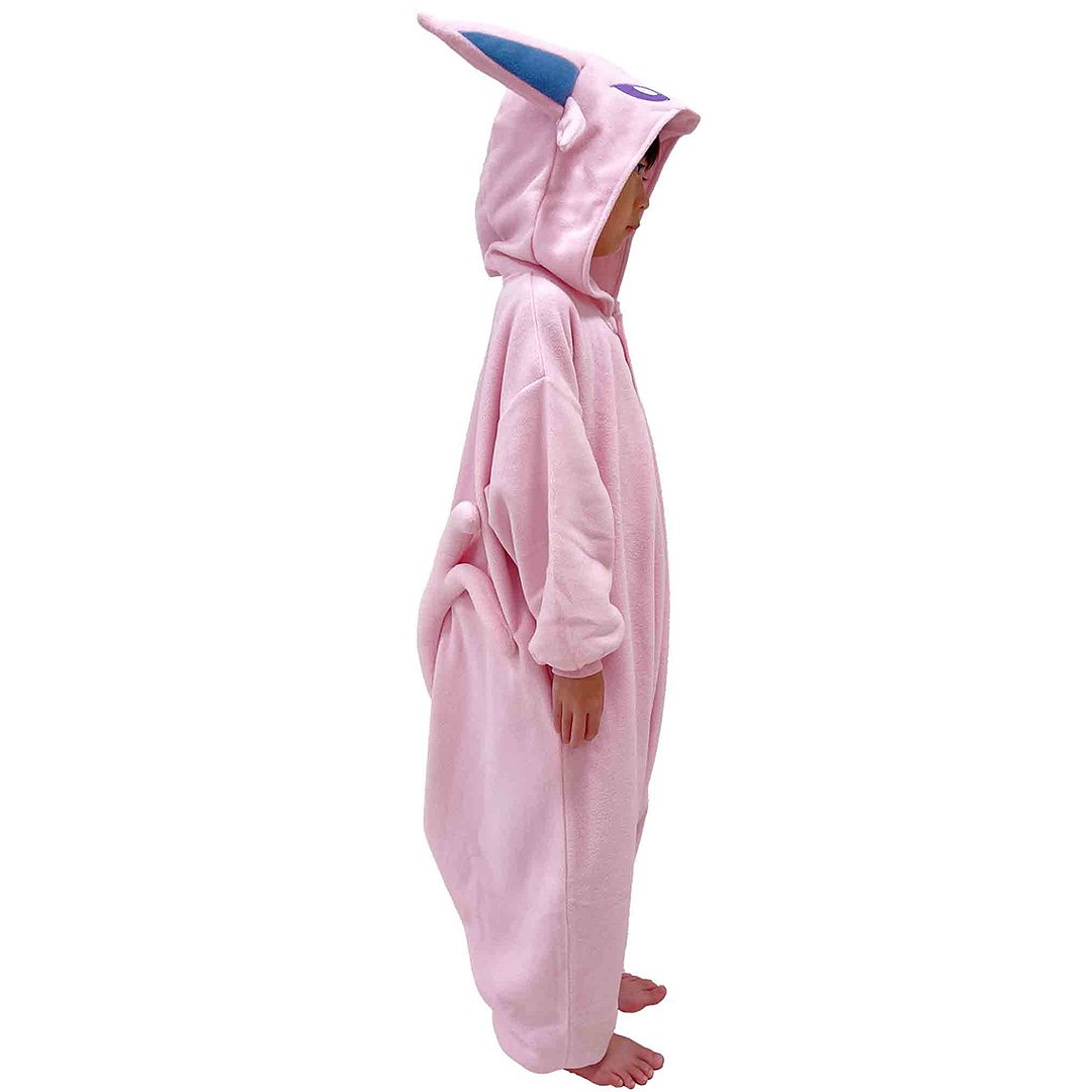 Pokemon Espeon Kids Costume Kigurumi Jumpsuit
