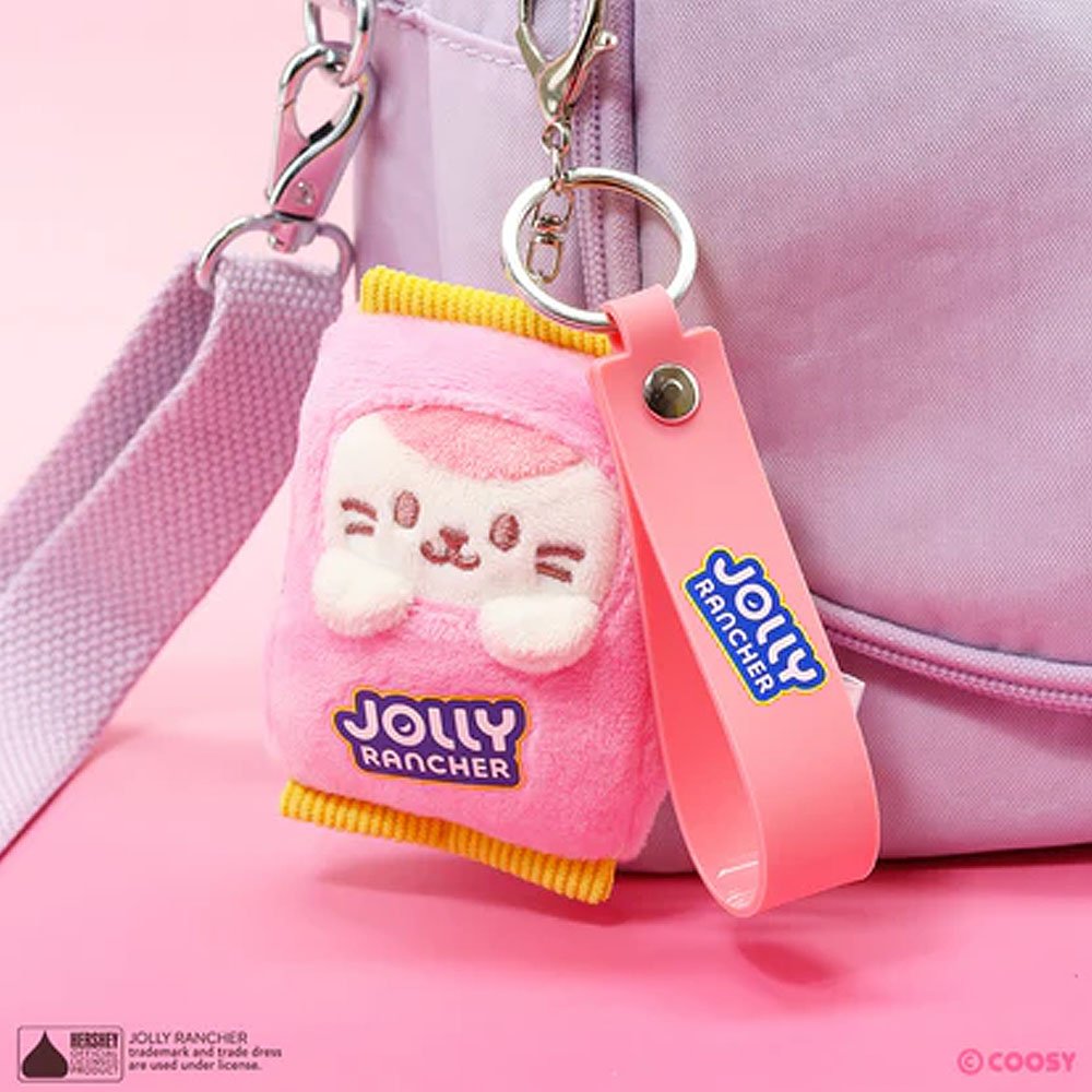 Anirollz x Jolly Rancher Kittiroll Plush Strap Charm Keychain