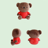 Miffy friends Boris Teddy Bear plush, Boris Teddy Bear Stuffed Animal plush, Boris Teddy Bear Soft Doll Toy