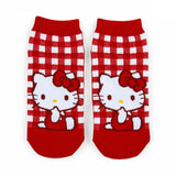 Sanrio Characters Check Sneaker Socks