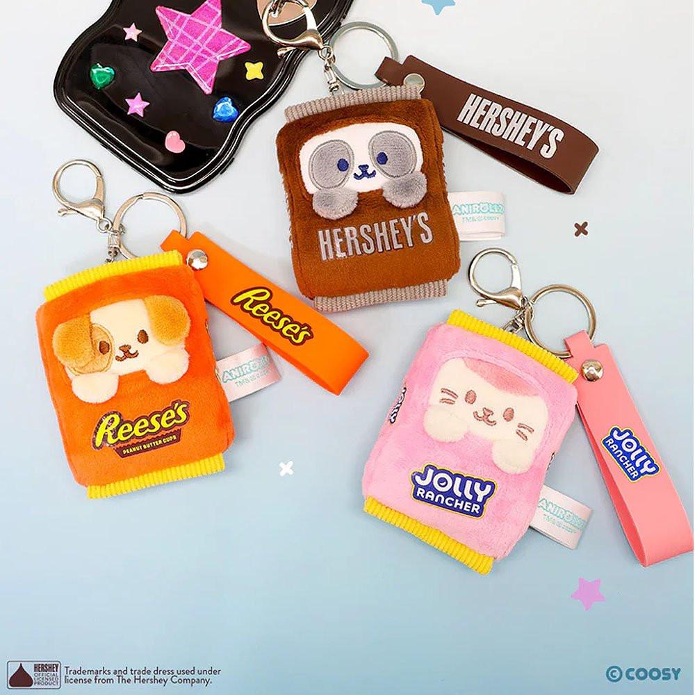 Anirollz x Jolly Rancher Kittiroll Plush Strap Charm Keychain