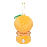 Colorful Mofusand cats dressed as fruits and vegetables plush key chain