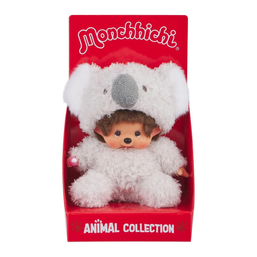 Monchhichi Sitting Fluffy Koala Boy 8" Plush