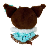 Sanrio Kuromi Mascot Clip-On Plush Keychain : Chocolate Mint