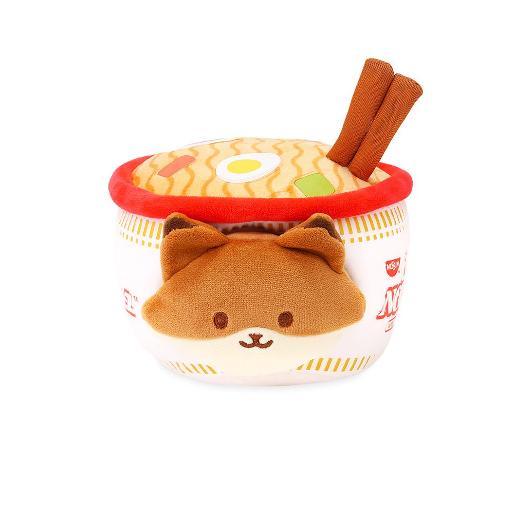Anirollz x Cup Noodles Bowl Foxiroll Small Outfitz Plush