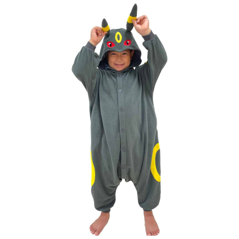 Pokemon Umbreon Kids Costume Kigurumi Jumpsuit