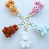 Miffy Creamy Mascot Plush Keychain