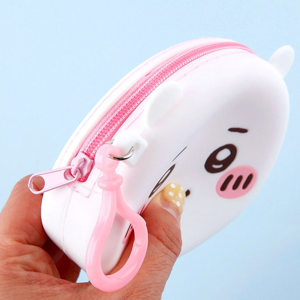 Chiikawa and Hachiware Silicon Pouch Keychain – Hello Discount Store