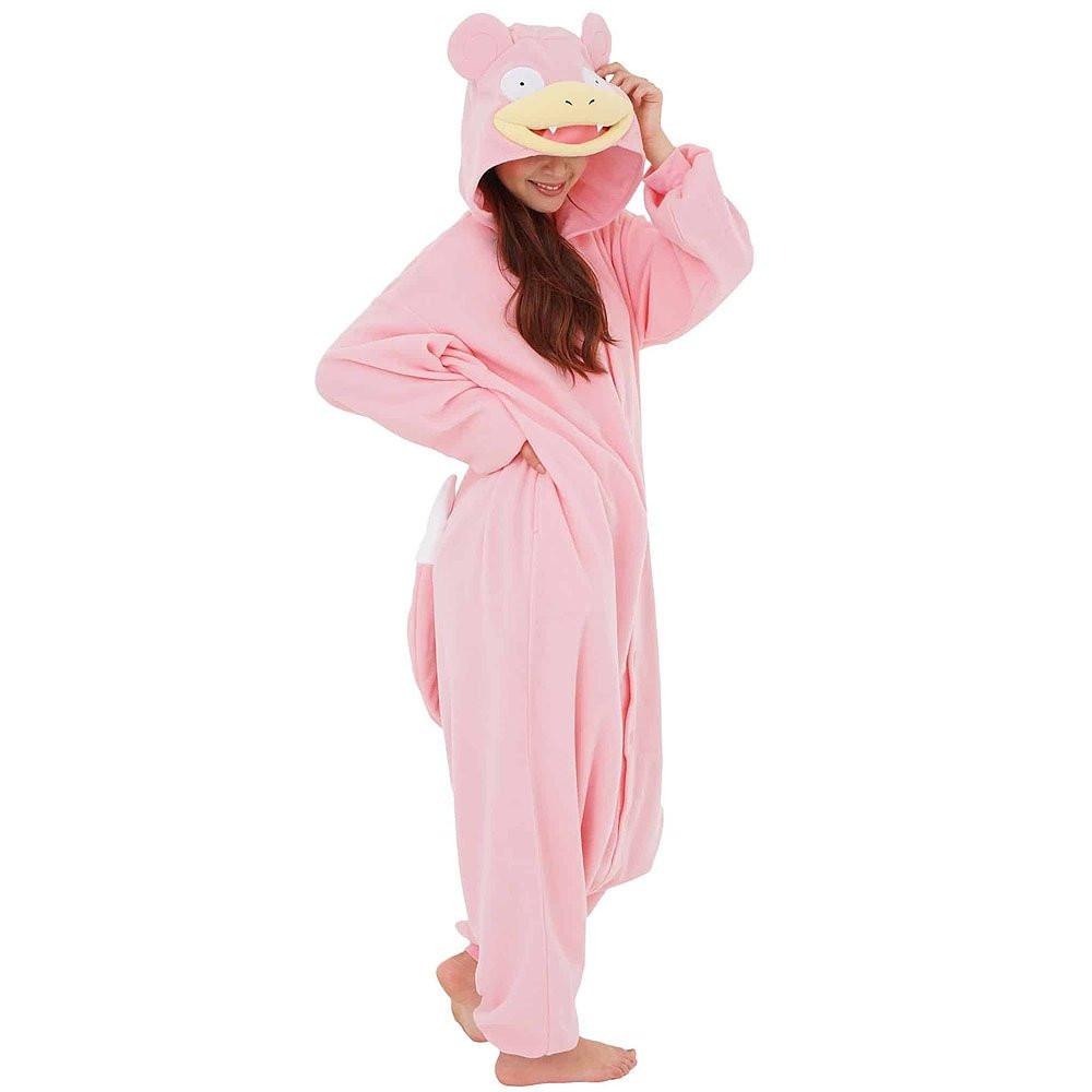 Pokemon Slowpoke Costume Kigurumi Jumpsuit