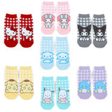 Sanrio Characters Check Sneaker Socks