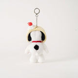 Peanuts Snoopy Vanilla Ice Cream Plush Keychain