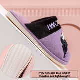 Sanrio Kuromi Two Tone Fur Slippers