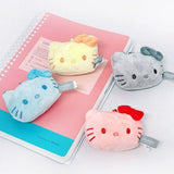 Sanrio Hello Kitty Color Face Plush Keychain