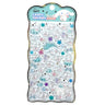 Four colorful sheets of officially licensed Sanrio Candy Bonbon sticker packs, featuring raised, 3D epoxy stickers of Cinnamoroll, Hangyodon, Chococat, and Usahana

