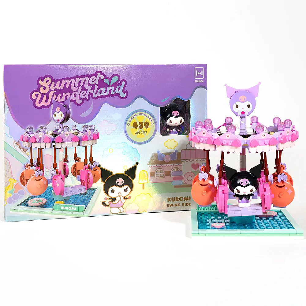 SANRIOセット Sanrio Kuromi Building Blocks Summer Wunderland : Swing Ride