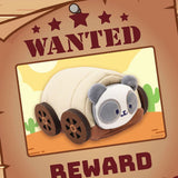 Anirollz Western Wagon Pandaroll Small Outfitz Plush
