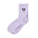 Sanrio Characters Embroidered Crew Socks