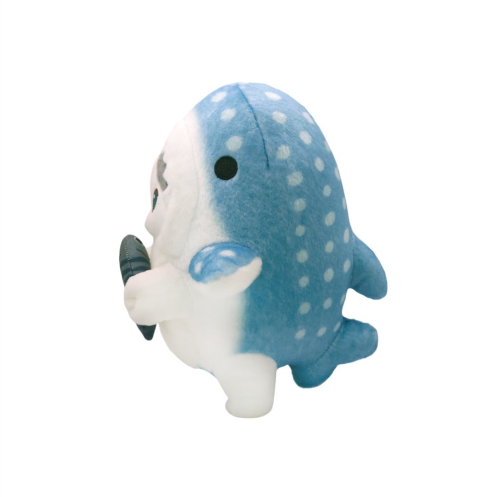 Mofusand Shark Meow Plush :Blue Cat