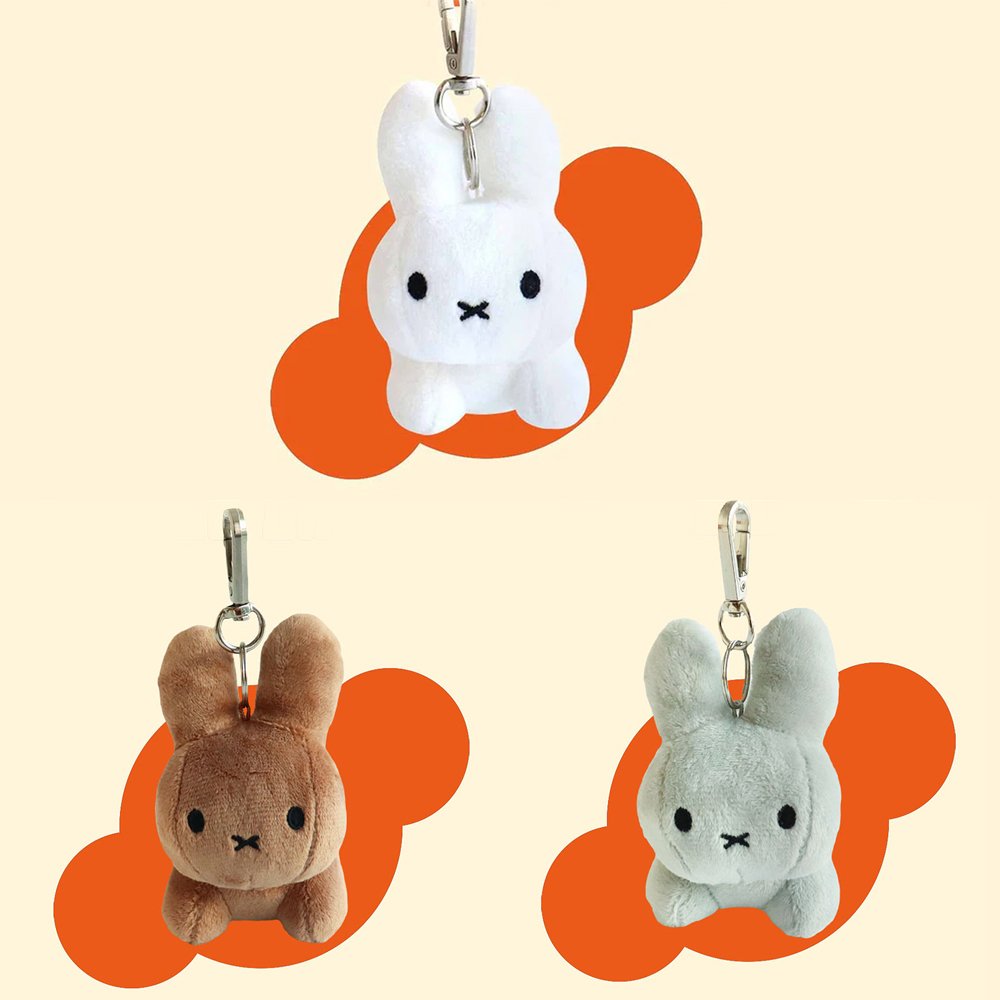 Miffy Bruna Family Clip-On Plush