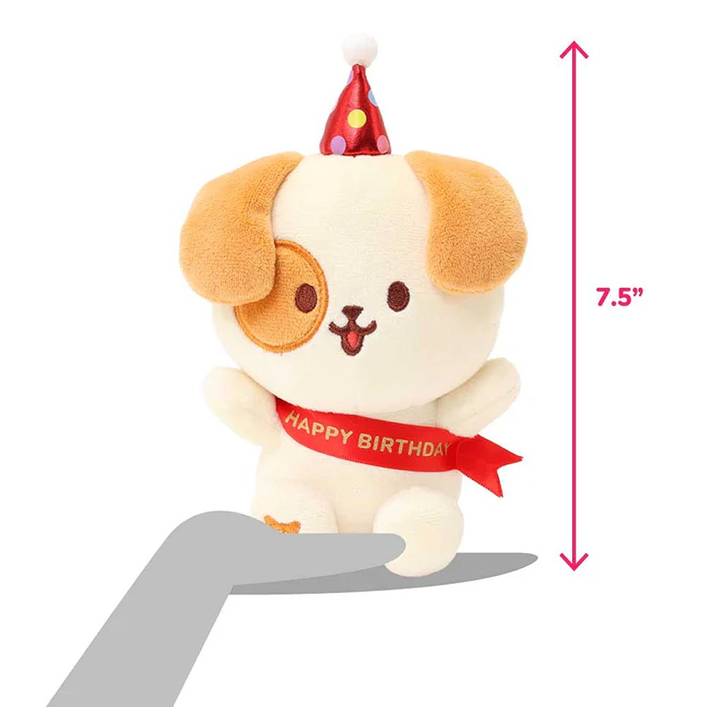 Anirollz Happy Birthday Puppiroll Small Sitting Plush