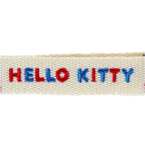 Sanrio Hello Kitty Embroidered Logo Keychain :Retro Series