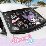 Sanrio Kuromi Car Sunshade
