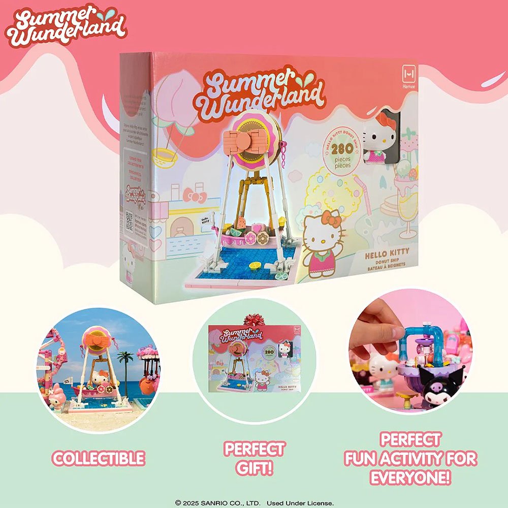 Sanrio Hello Kitty Building Blocks Summer Wunderland : Donut Ship