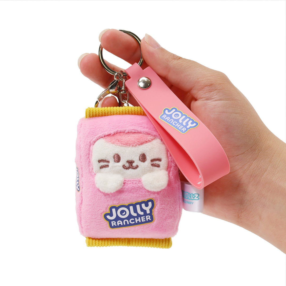 Anirollz x Jolly Rancher Kittiroll Plush Strap Charm Keychain