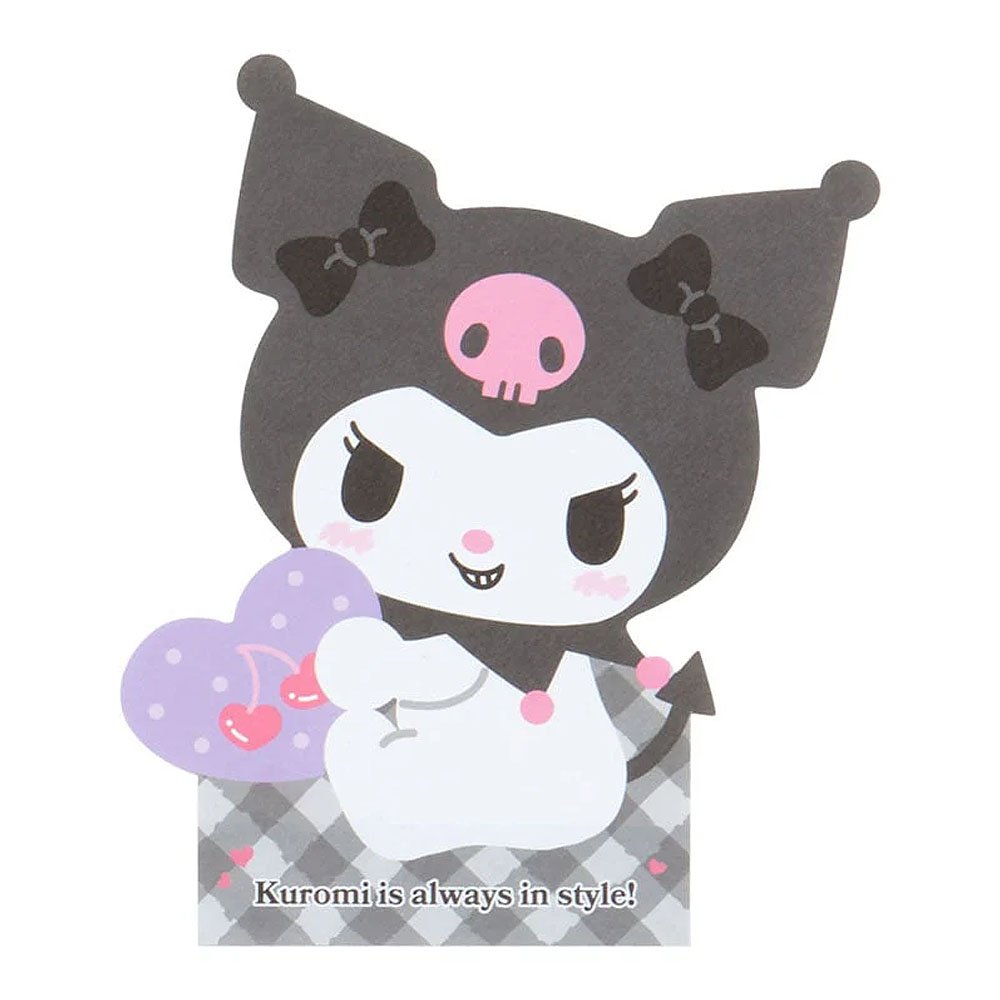 Kuromi Die-Cut Memo Pad