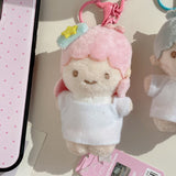 Sanrio Little Twin Stars Mascot Plush Keychain