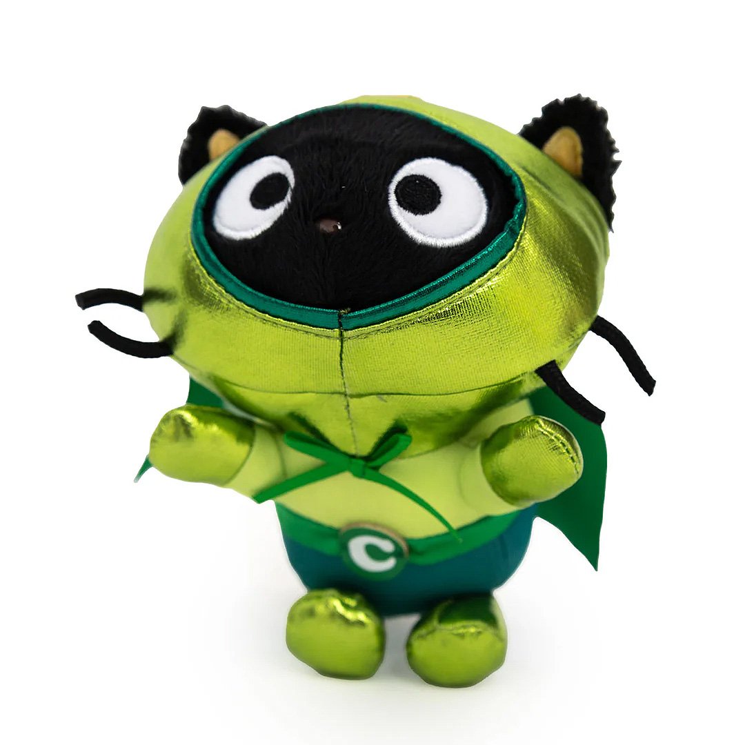 Sanrio Chococat Super Hero Mascot Clip-On Plush Keychain