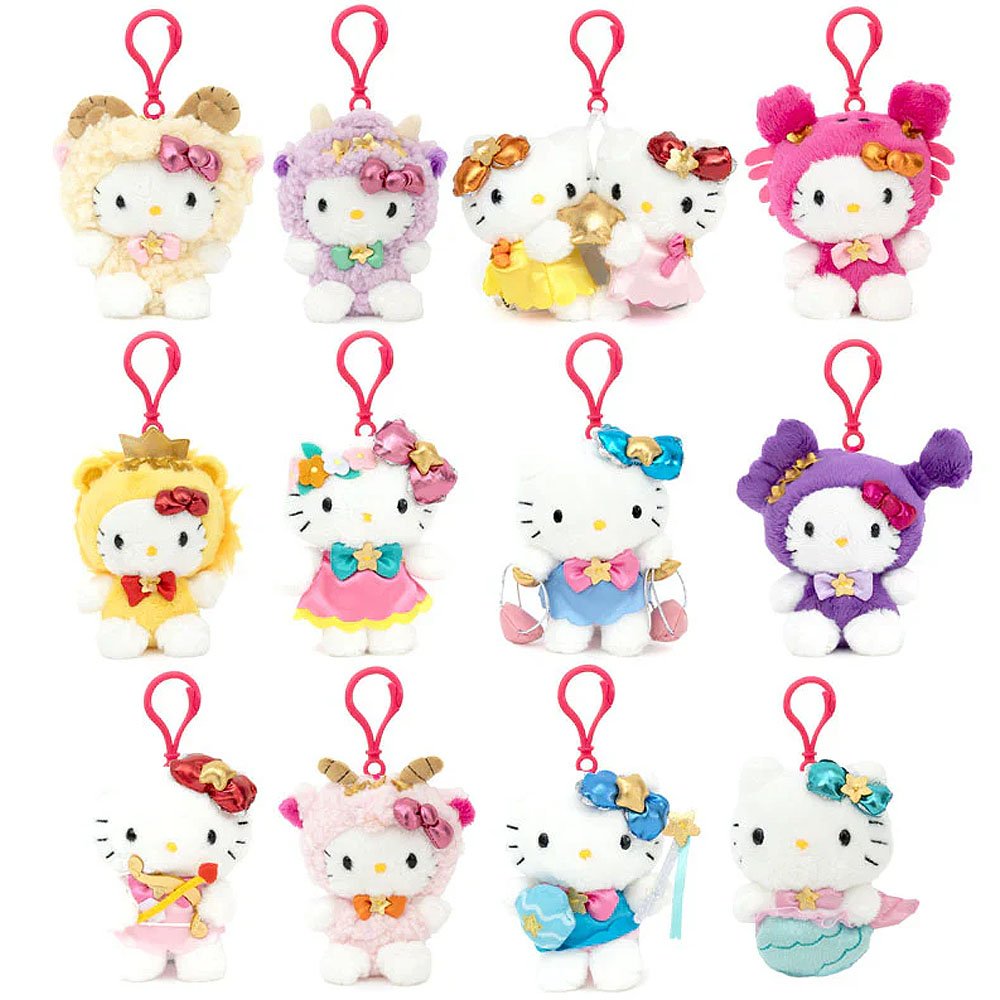 Sanrio Hello Kitty Zodiac Plush Mascot Clip-On – Hello Discount Store