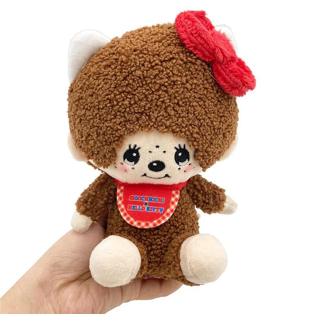 Hello Kitty x Monchhichi Plush